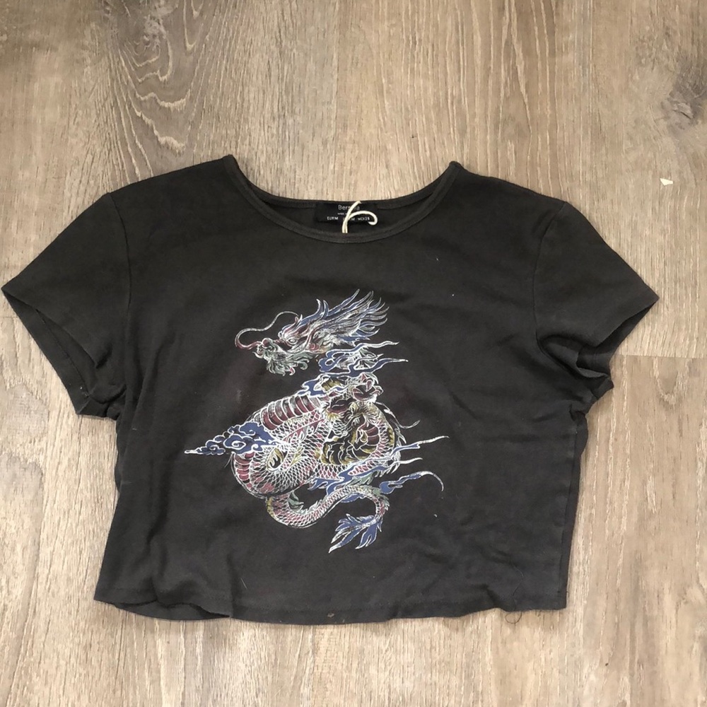 Dragon Grey Crop Top
